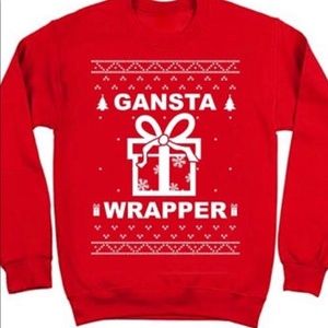 Ugly Christmas Sweater Gansta Wrapper